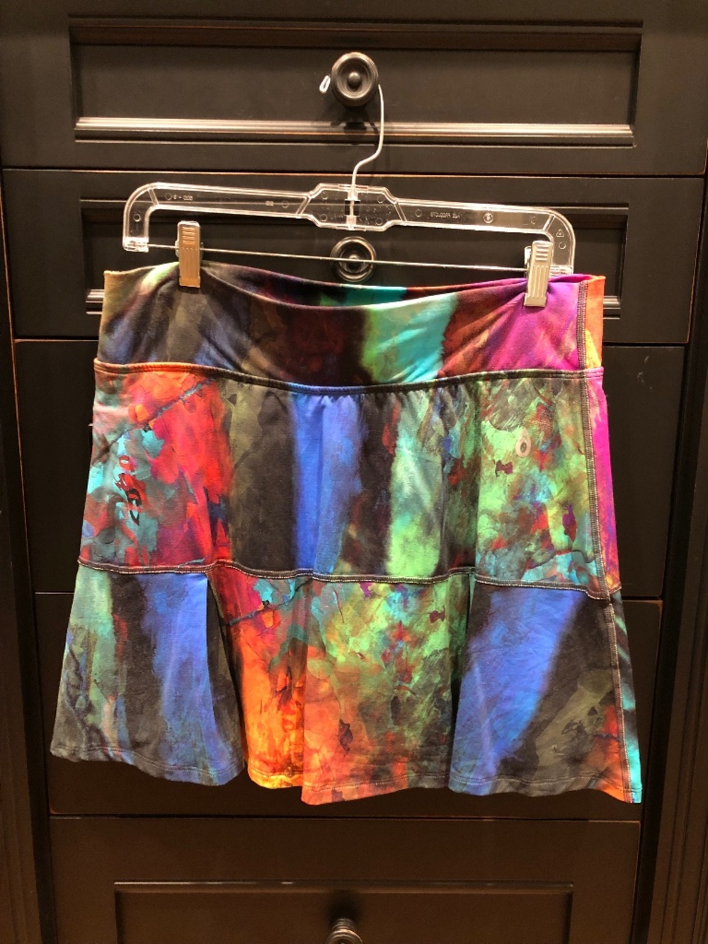 Dona Jo "Jo Jo" Skort, Size XL, Tie-Dye Print